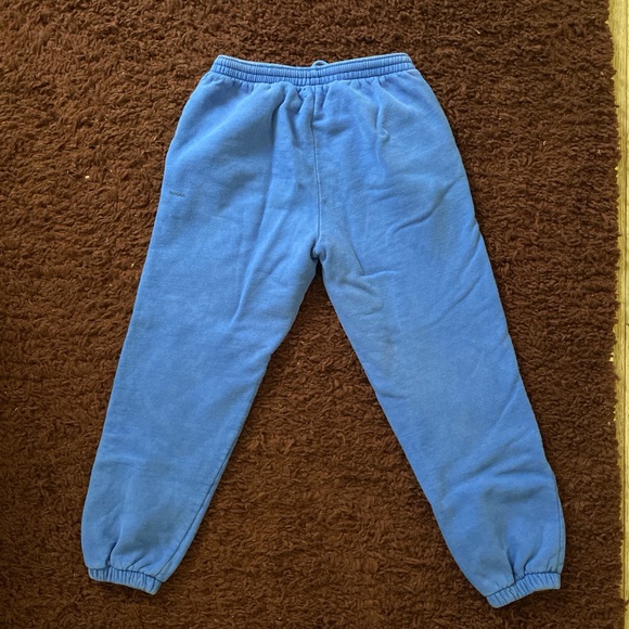 Pangaia Blue Sweatpants Relaxed Fit Joggers - Picture 4 of 5
